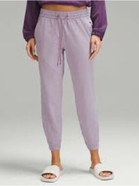 Lululemon Scuba High-Rise Jogger Heathered Pink Taupe Size 6 GUC
